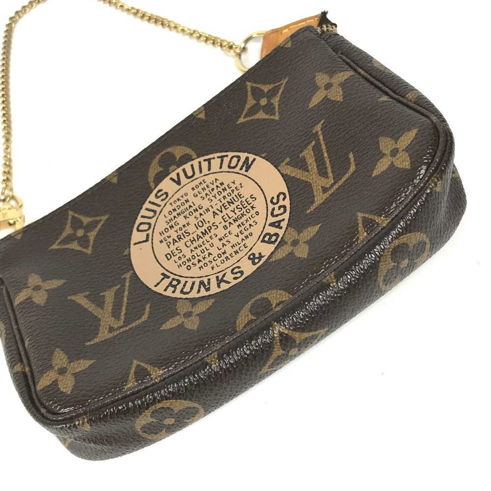 Louis Vuitton Accessoires Pochette Chain Brown Handbag TB Bag Monogram